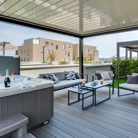 Luxury Marastina With Jacuzzi & Pool Apartment Zadar